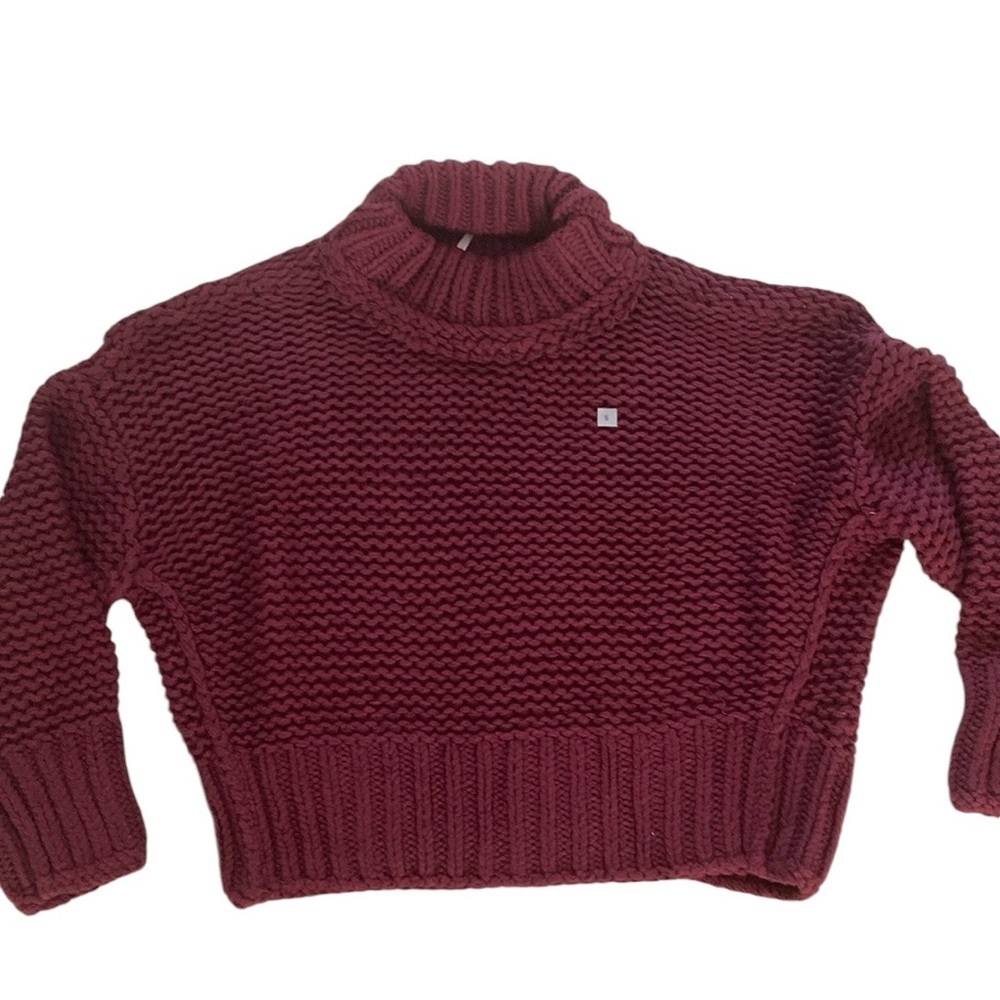 Free People My Only Sunshine Sweater, size S in wild berry color(this fa…